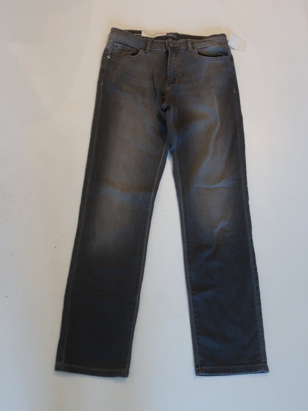 NWT Boys DL1961 Gray (Item-3) Gunmetal Brady Slim Ultimate Knit Denim Jeans 14
